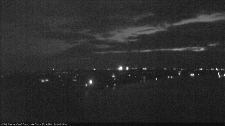 Lake Travis webcam, September 11, 2019 7:20 PM CT