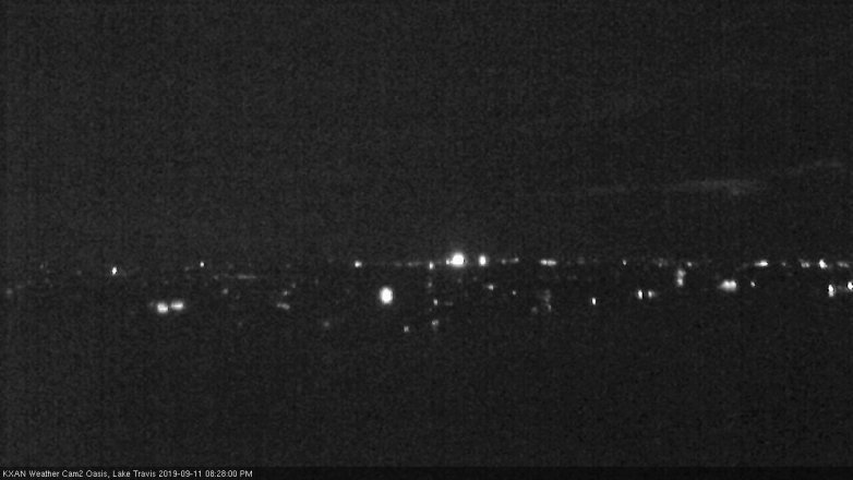 Lake Travis webcam, September 11, 2019 7:30 PM CT