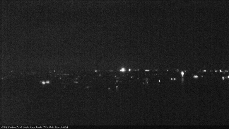 Lake Travis webcam, September 11, 2019 7:45 PM CT