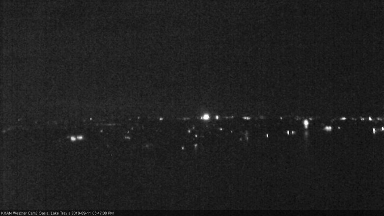 Lake Travis webcam, September 11, 2019 7:50 PM CT