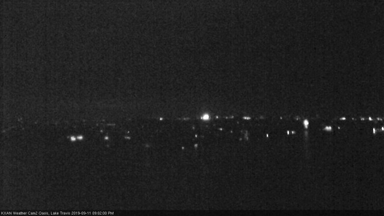 Lake Travis webcam, September 11, 2019 8:05 PM CT