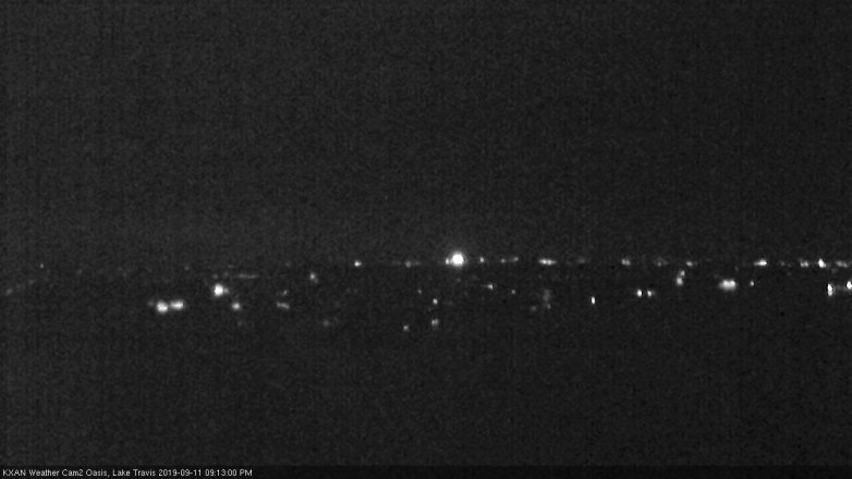 Lake Travis webcam, September 11, 2019 8:15 PM CT