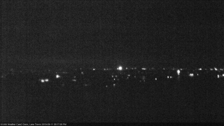Lake Travis webcam, September 11, 2019 8:20 PM CT