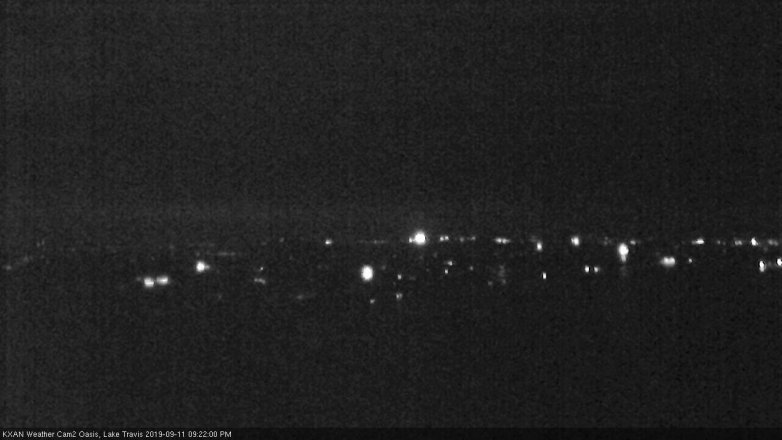 Lake Travis webcam, September 11, 2019 8:25 PM CT