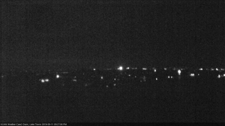 Lake Travis webcam, September 11, 2019 8:30 PM CT