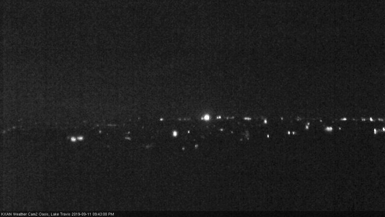 Lake Travis webcam, September 11, 2019 8:45 PM CT