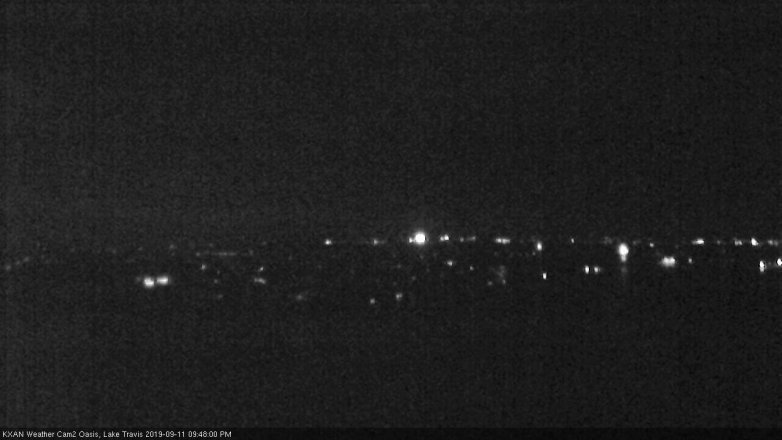 Lake Travis webcam, September 11, 2019 8:50 PM CT