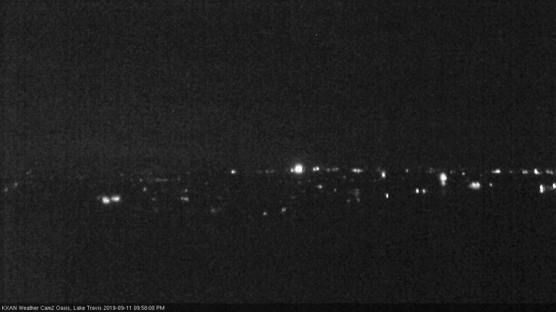 Lake Travis webcam, September 11, 2019 9:00 PM CT