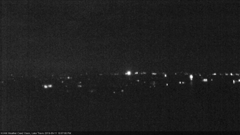 Lake Travis webcam, September 11, 2019 9:10 PM CT