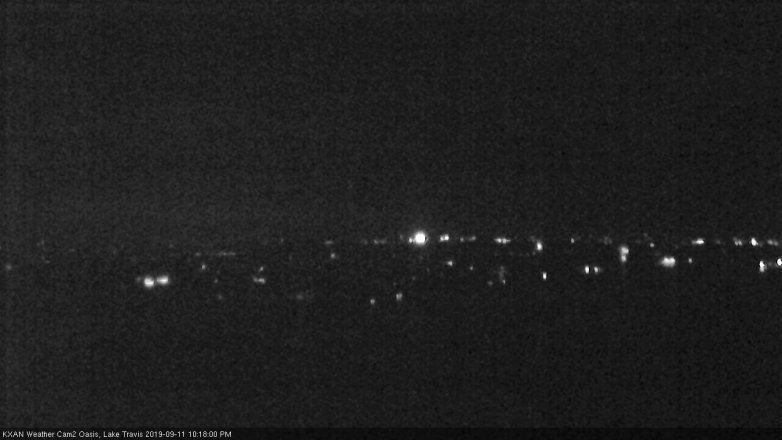 Lake Travis webcam, September 11, 2019 9:20 PM CT