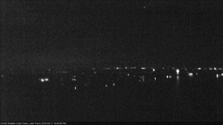 Lake Travis webcam, September 11, 2019 9:50 PM CT