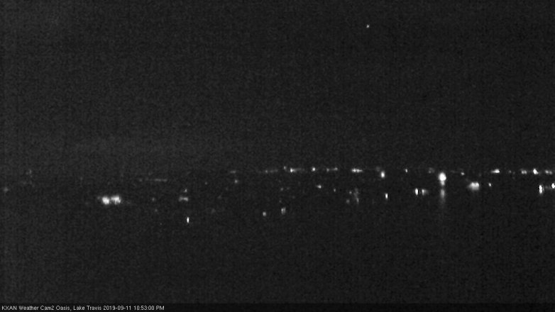 Lake Travis webcam, September 11, 2019 9:55 PM CT