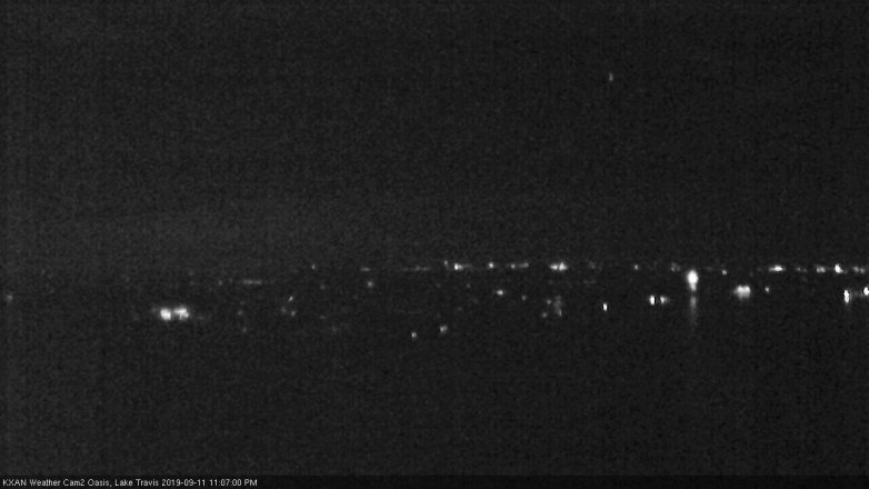 Lake Travis webcam, September 11, 2019 10:10 PM CT