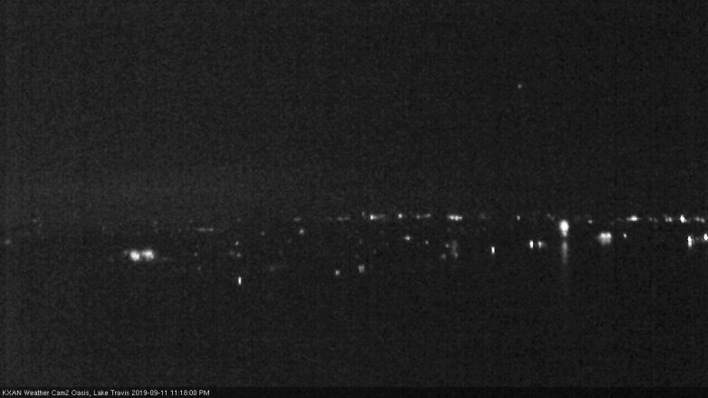 Lake Travis webcam, September 11, 2019 10:20 PM CT