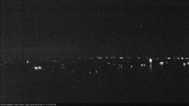 Lake Travis webcam, September 11, 2019 10:25 PM CT