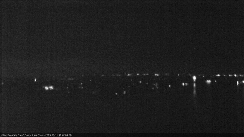 Lake Travis webcam, September 11, 2019 10:45 PM CT