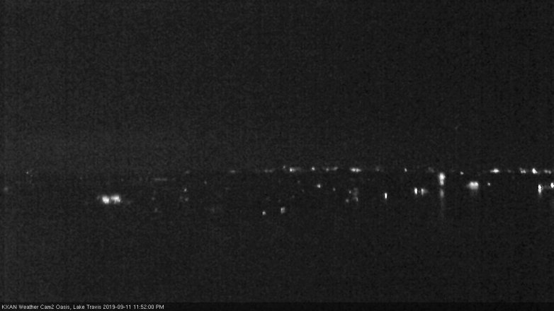 Lake Travis webcam, September 11, 2019 10:55 PM CT