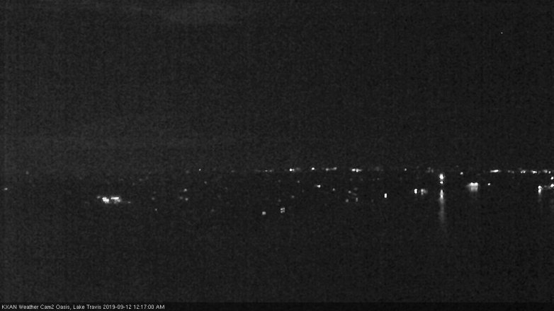 Lake Travis webcam, September 11, 2019 11:20 PM CT