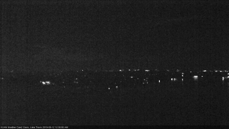 Lake Travis webcam, September 11, 2019 11:40 PM CT