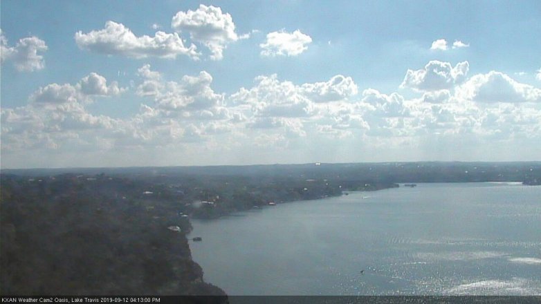 Lake Travis webcam, September 12, 2019 3:15 PM CT