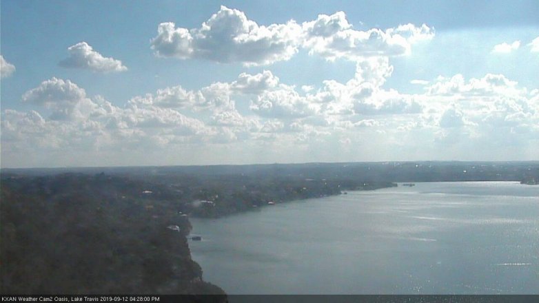 Lake Travis webcam, September 12, 2019 3:30 PM CT