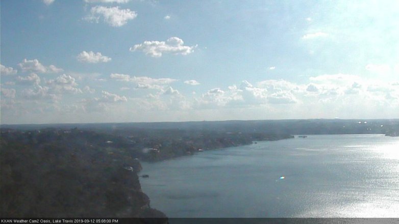 Lake Travis webcam, September 12, 2019 4:10 PM CT
