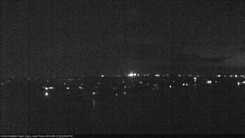 Lake Travis webcam, September 12, 2019 7:30 PM CT