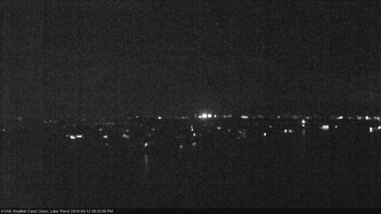 Lake Travis webcam, September 12, 2019 7:35 PM CT