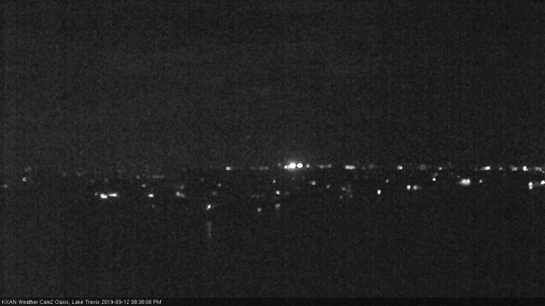 Lake Travis webcam, September 12, 2019 7:40 PM CT