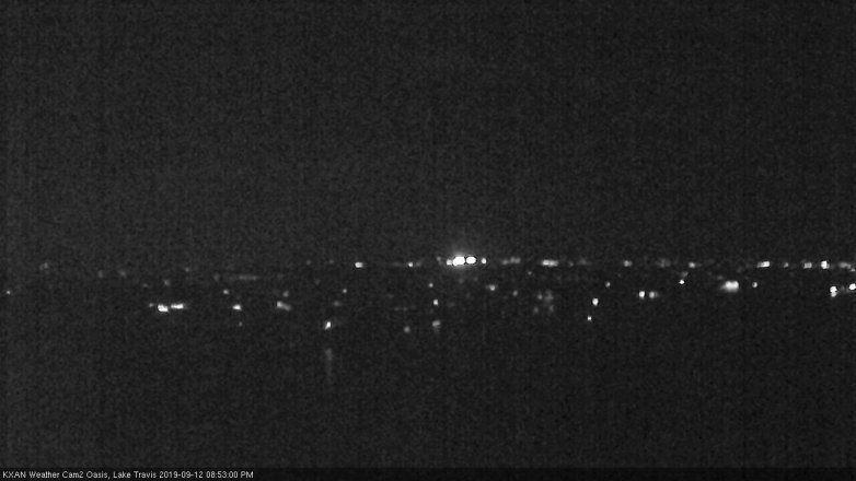 Lake Travis webcam, September 12, 2019 7:55 PM CT