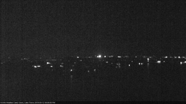 Lake Travis webcam, September 12, 2019 8:10 PM CT