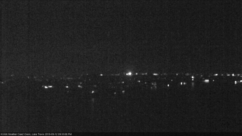 Lake Travis webcam, September 12, 2019 8:35 PM CT