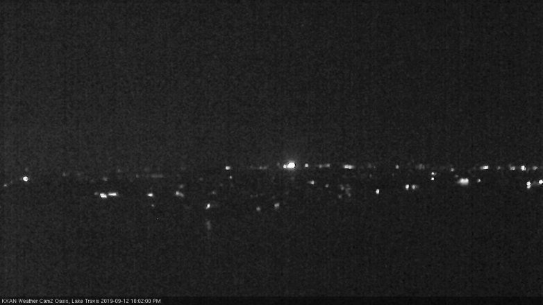 Lake Travis webcam, September 12, 2019 9:05 PM CT