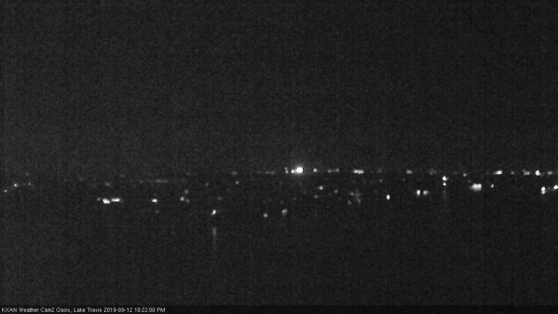 Lake Travis webcam, September 12, 2019 9:25 PM CT
