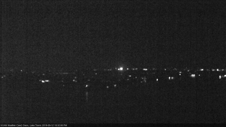 Lake Travis webcam, September 12, 2019 9:35 PM CT