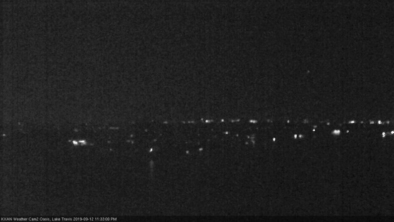 Lake Travis webcam, September 12, 2019 10:35 PM CT