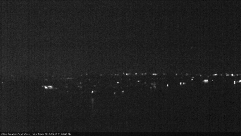 Lake Travis webcam, September 12, 2019 10:40 PM CT