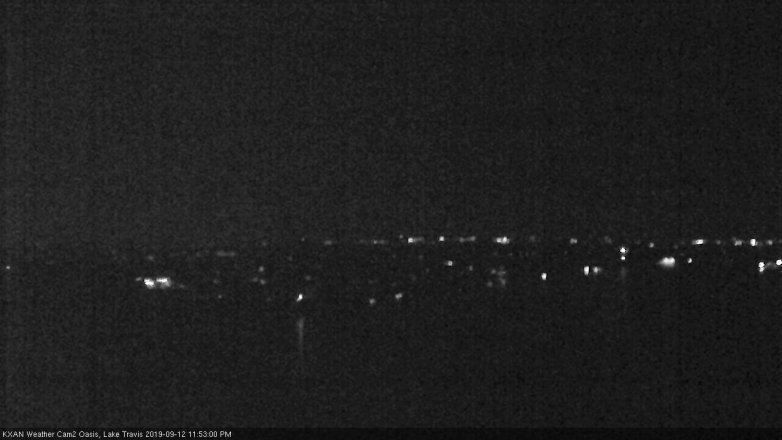 Lake Travis webcam, September 12, 2019 10:55 PM CT