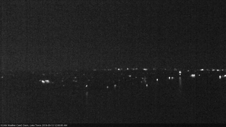 Lake Travis webcam, September 12, 2019 11:10 PM CT