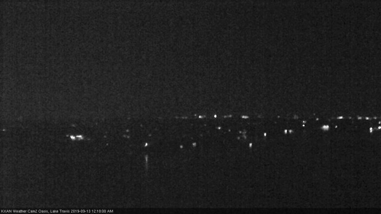 Lake Travis webcam, September 12, 2019 11:20 PM CT