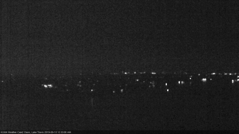 Lake Travis webcam, September 12, 2019 11:35 PM CT