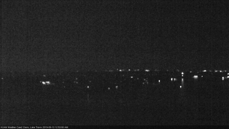 Lake Travis webcam, September 12, 2019 11:55 PM CT