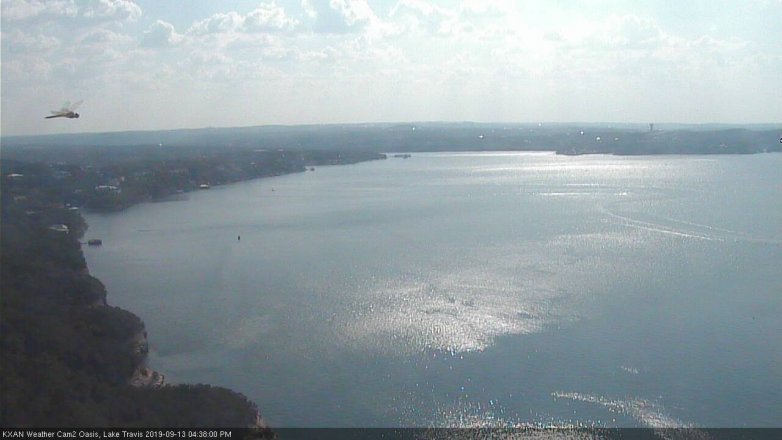 Lake Travis webcam, September 13, 2019 3:40 PM CT