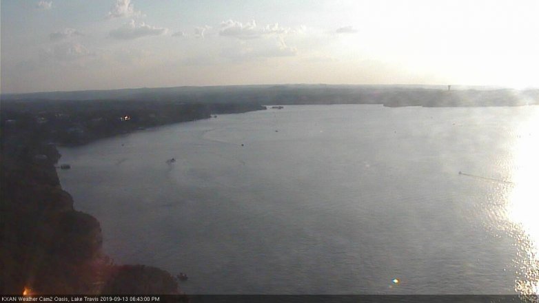 Lake Travis webcam, September 13, 2019 5:45 PM CT