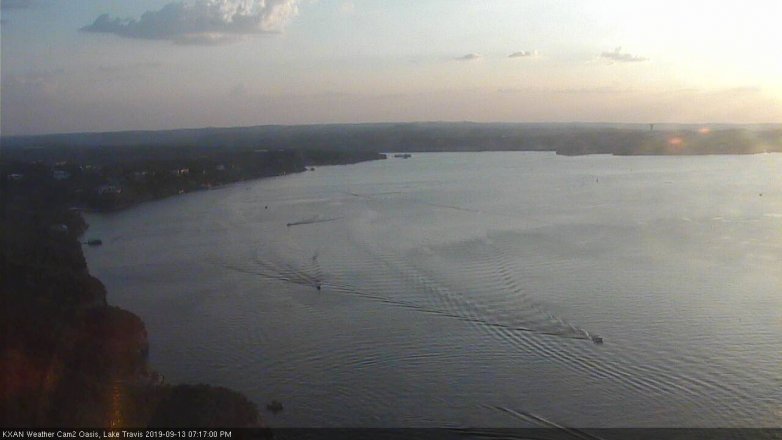Lake Travis webcam, September 13, 2019 6:20 PM CT