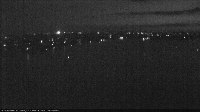 Lake Travis webcam, September 13, 2019 7:25 PM CT