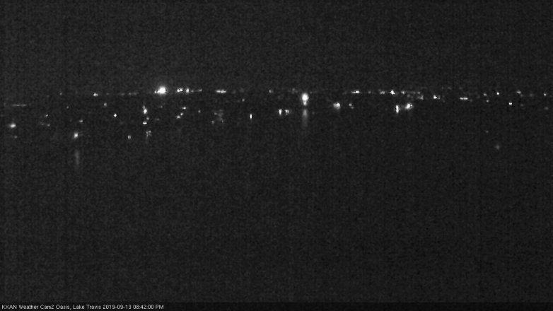 Lake Travis webcam, September 13, 2019 7:45 PM CT