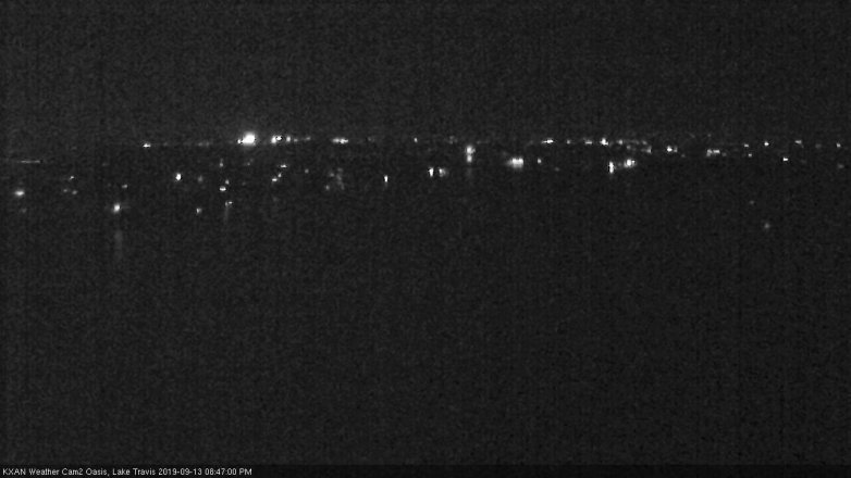 Lake Travis webcam, September 13, 2019 7:50 PM CT