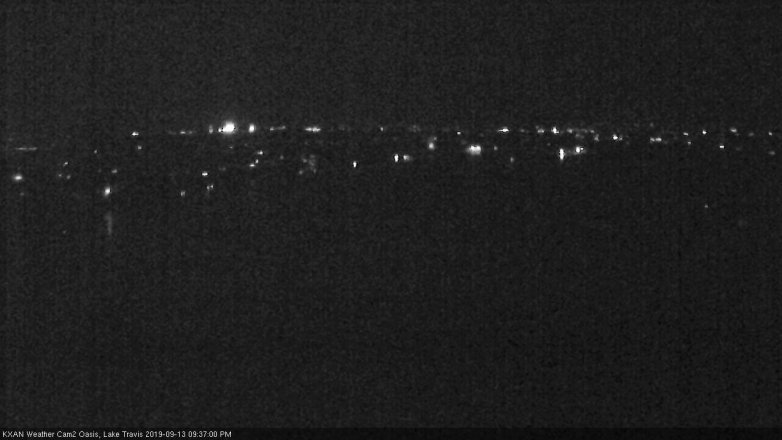 Lake Travis webcam, September 13, 2019 8:40 PM CT