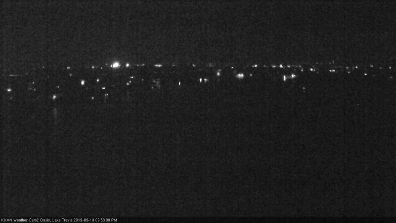 Lake Travis webcam, September 13, 2019 8:55 PM CT